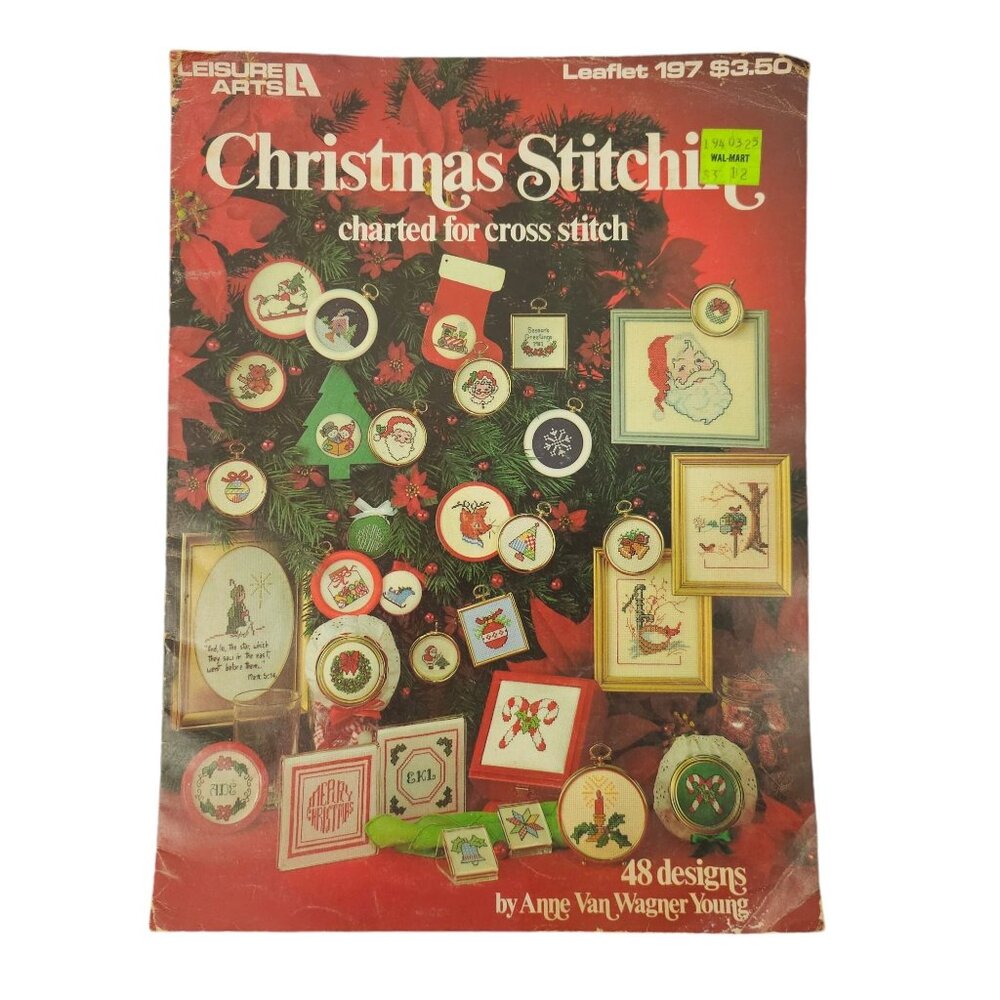 Cross Stitch Christmas Craft Art Foam Patterns 3 Project Books Ornaments Santa - Picture 3 of 11